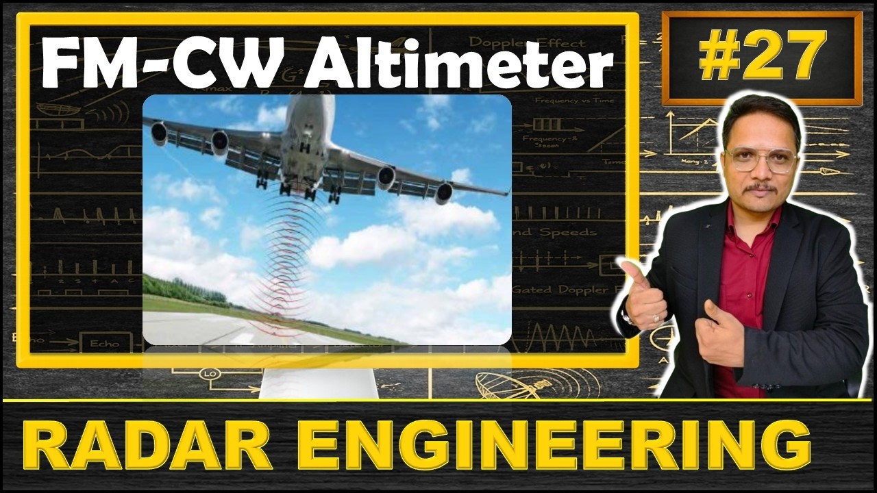FM-CW Altimeter / FM-CW RADAR (Basics, Block Diagram, Range & Doppler Calculation) Explained