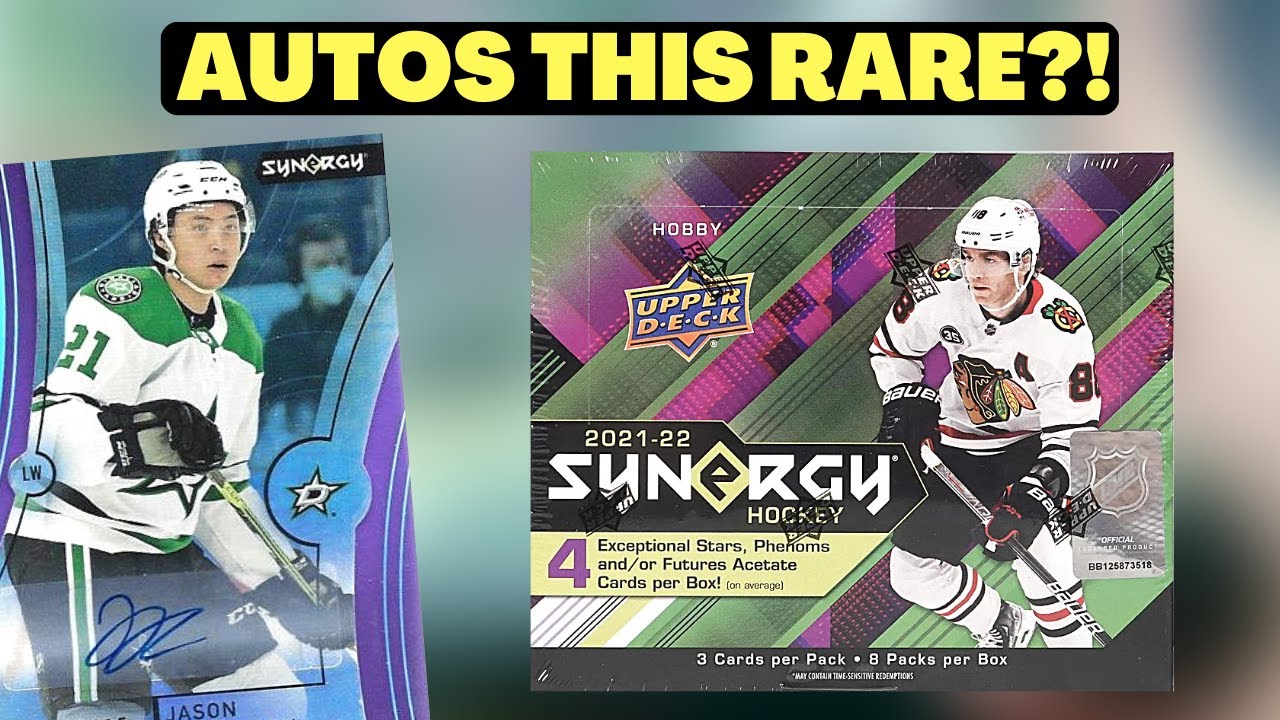 2021-22 Upper Deck Synergy Hockey Box Break. #upperdeck #hockeyboxbreaks #connormcdavid #jackhughes
