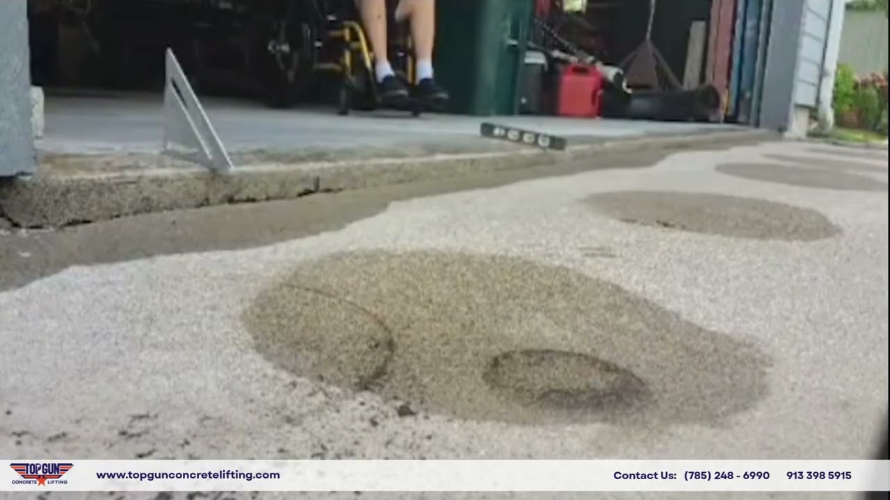 How to fix a sunken driveway?