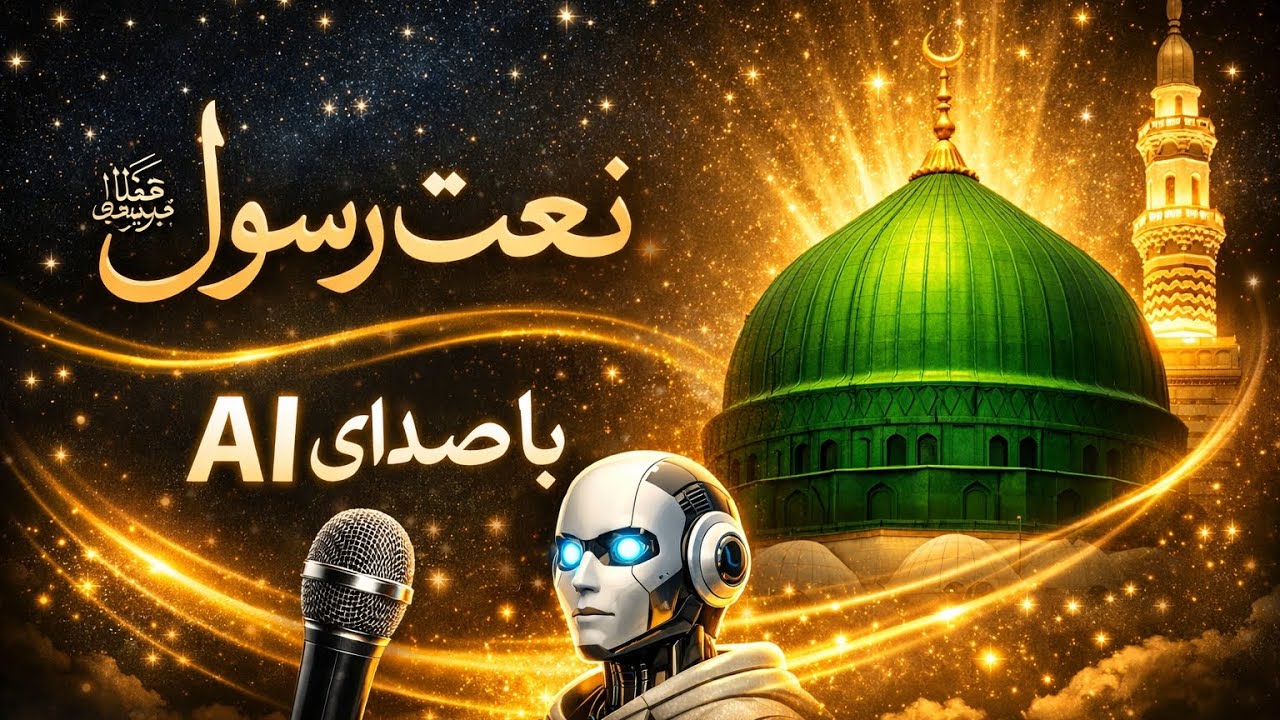 ए ख़त्म-ए-रुसूल | نعت رسول ﷺ | صدای دلنشین هوش مصنوعی
