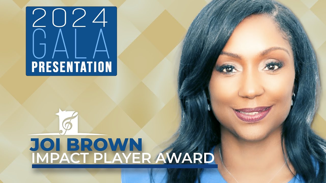 Joi Brown Living Legends Foundation Impact Player Award honoree