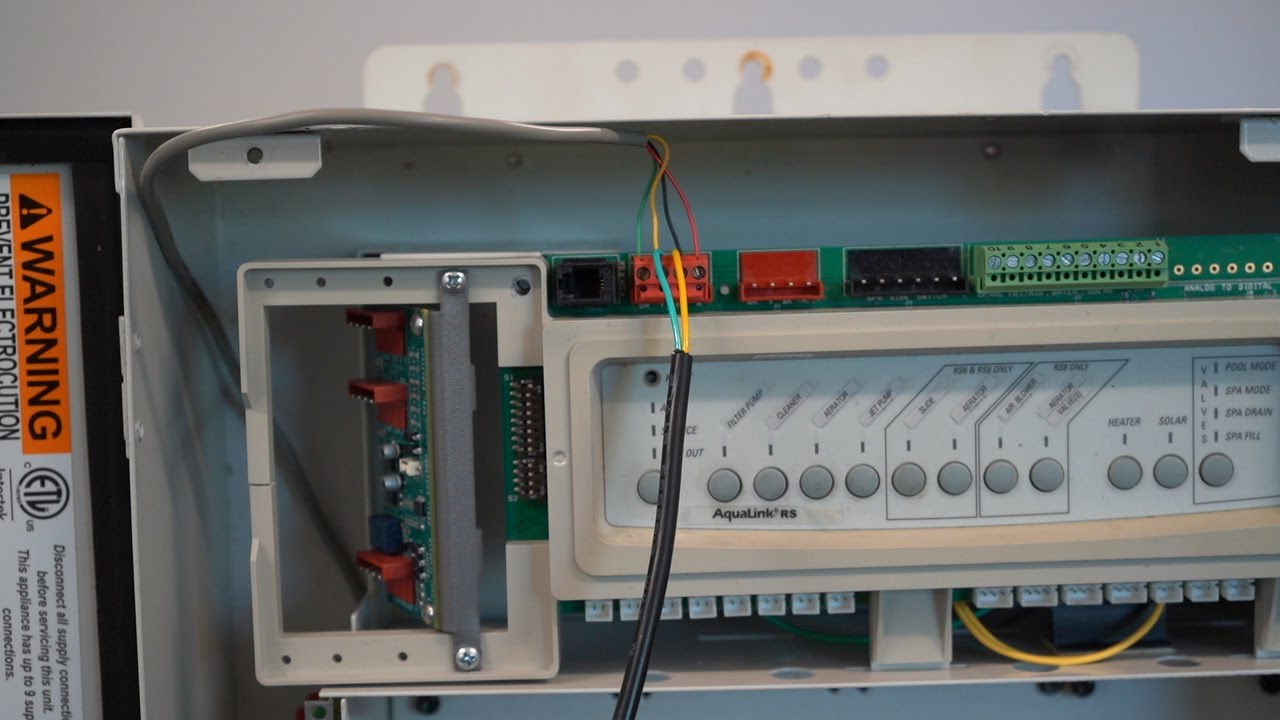 Как подключить насос Intelliflo к Jandy RS