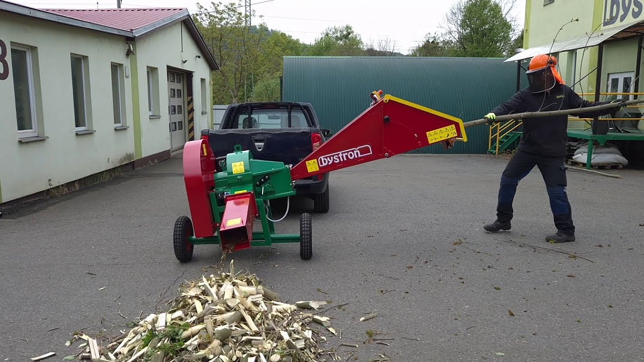 Špalíkovač PIRANA LONGA 14HP, kola 410x100 (Wood chipper Bystroň)