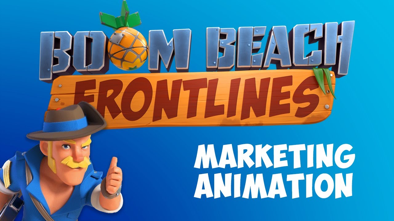 Boom Beach Frontlines Marketing Animation Compilation