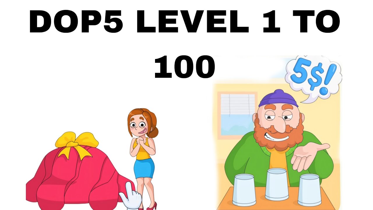 DOP 5 Level 1 TO 100 Walkthrough | All Levels Answers & Solutions (Full Game) #dop2 #dop1to100 
