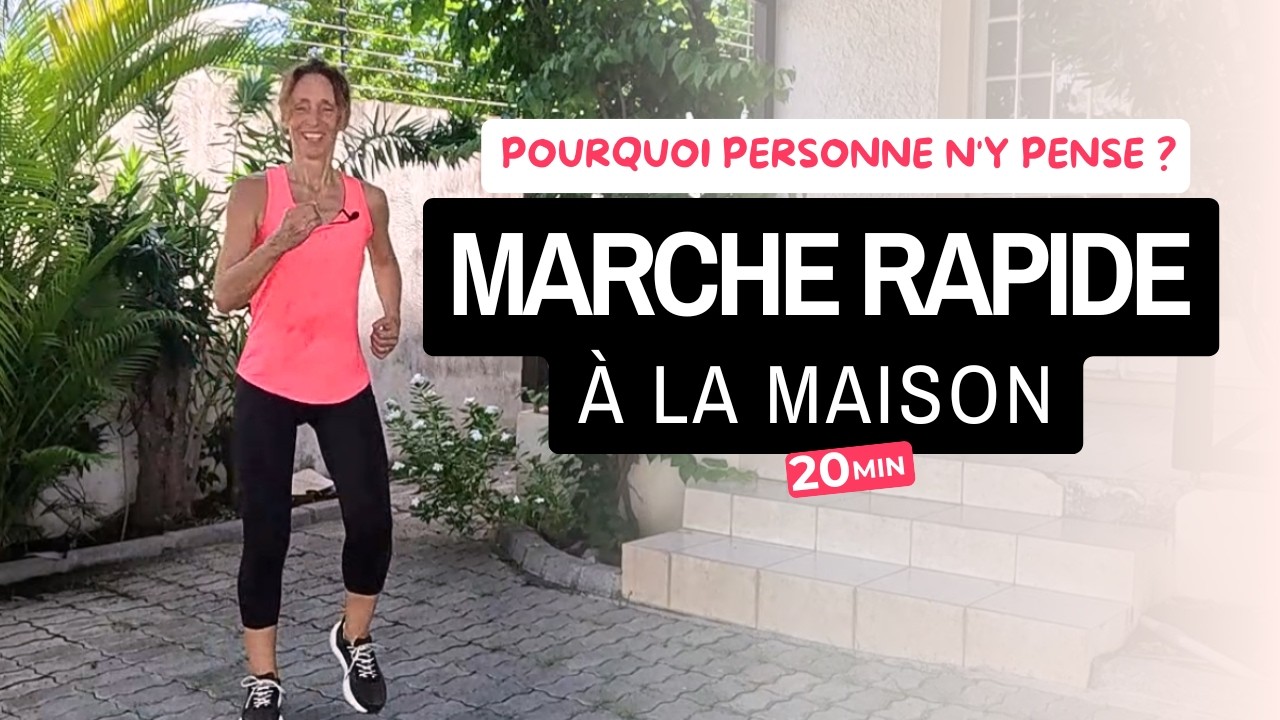20 MIN Marche rapide à la maison pour maigrir et améliorer sa santé - Incifit