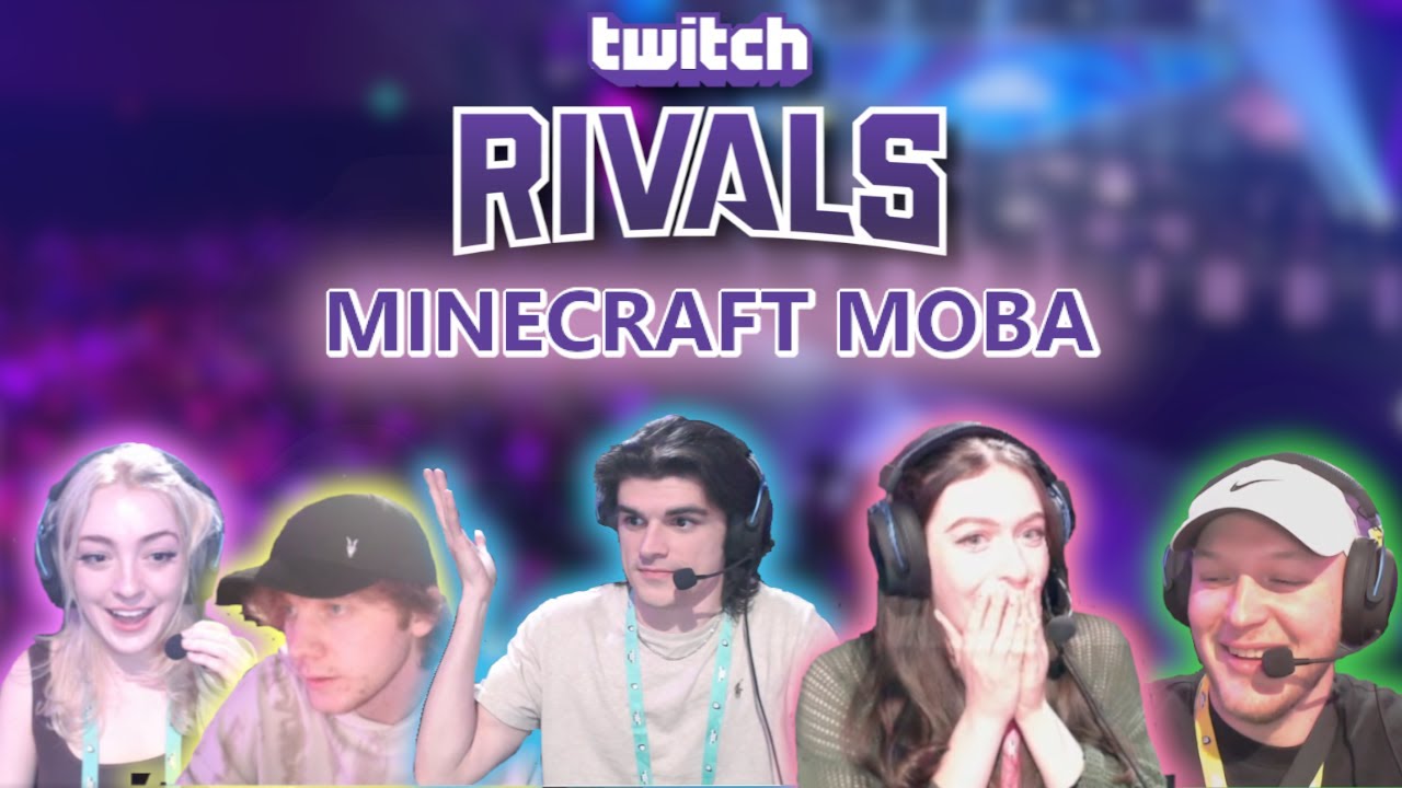 TWITCH RIVALS MINECRAFT MOBA w/ Hannahxxrose, Punz, Sylvee, & Awesamedude! - Foolish VOD