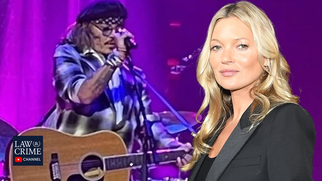 Kate Moss & Sharon Osbourne Attend Johnny Depp's Concert in UK