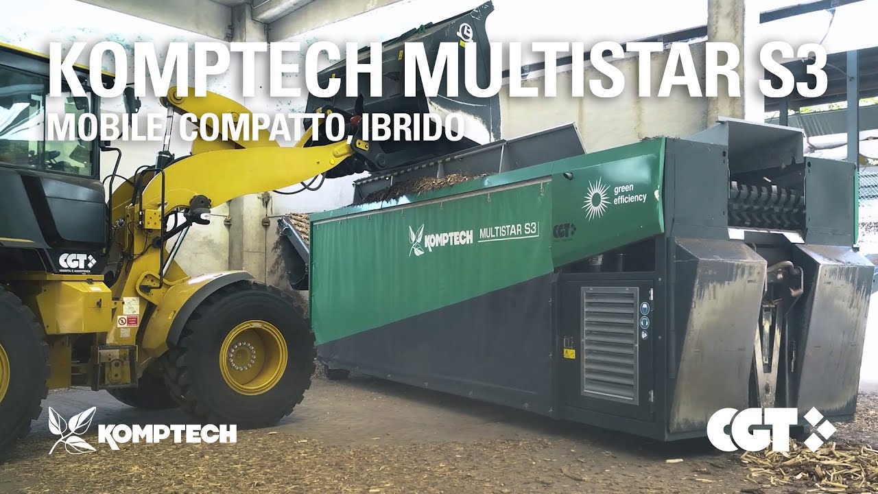 Multistar S3 Komptech: mobile, compatto, ibrido!