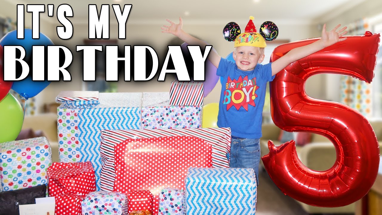 Michael's 5th Birthday Party and a HUGE Surprise Gift!!