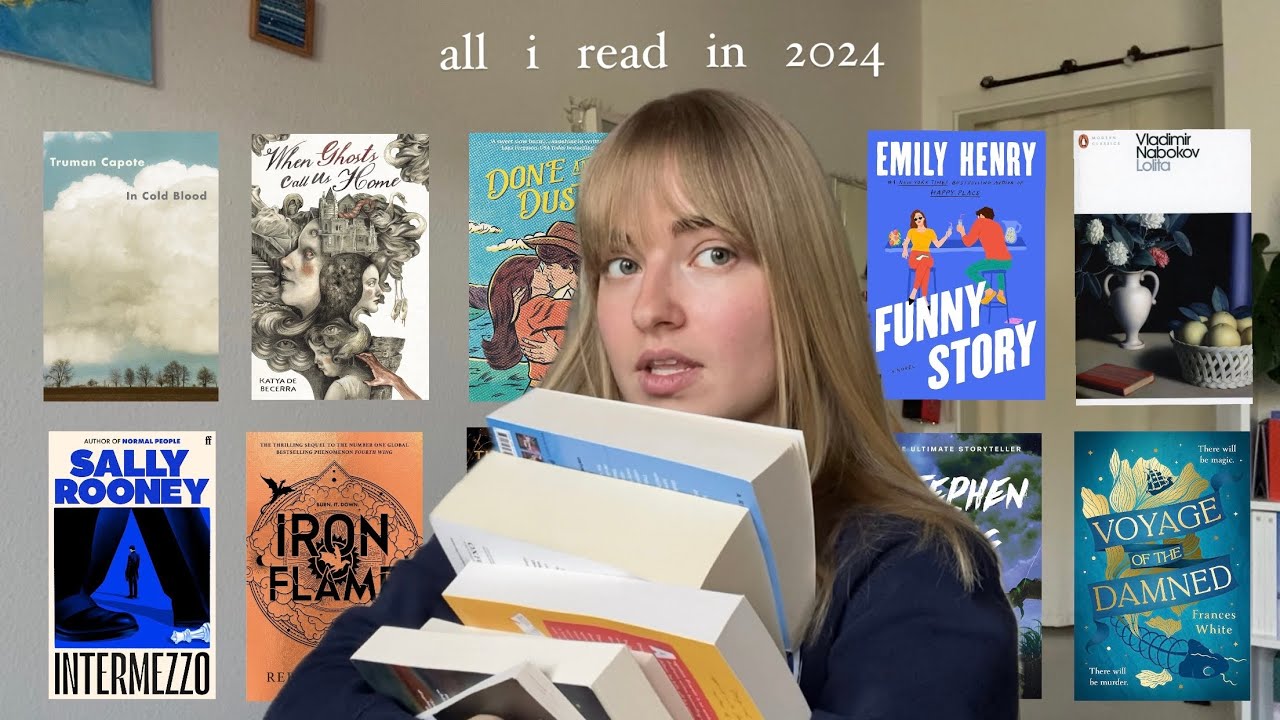 all the 50 books i read in 2024 (literally every genre represented)