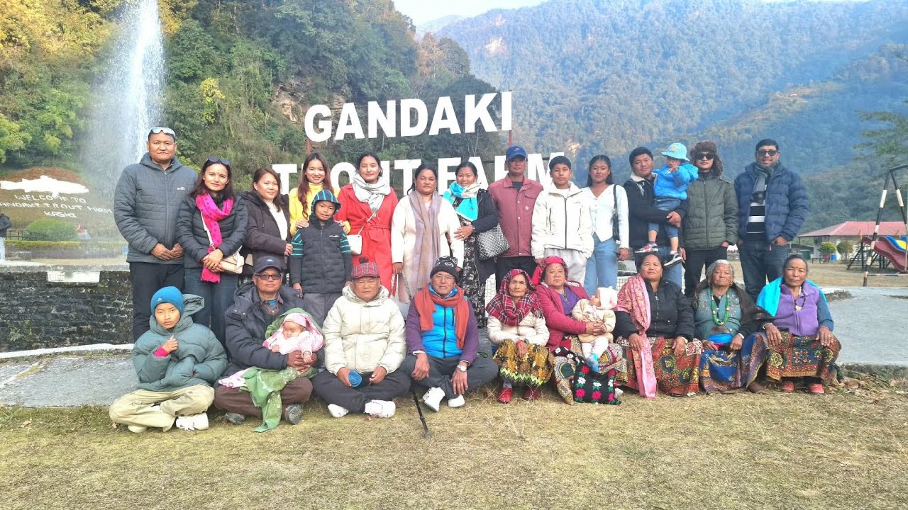 Gandaki trout farm vurjungkhola 2k82 magh 02 #foryou #foryourpage 