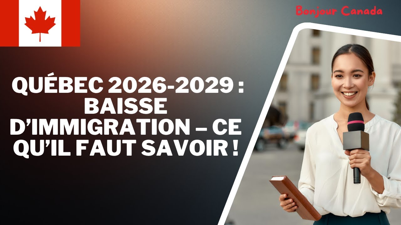 Immigration Québec 2026-2029 : moins de monde, plus d’intégration !