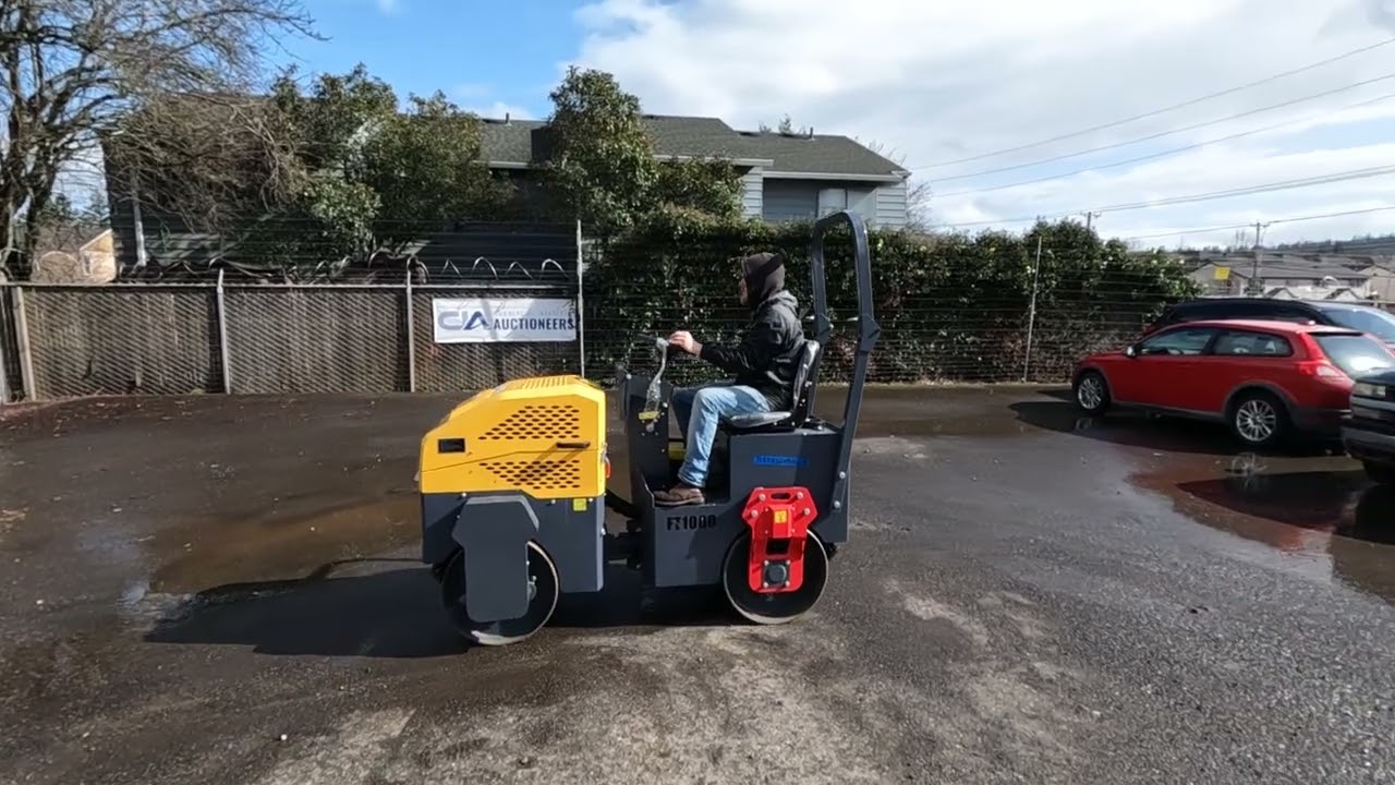 2024 FUTURE FT1000 RIDE-ON VIBRATORY DRUM ROLLER 1251