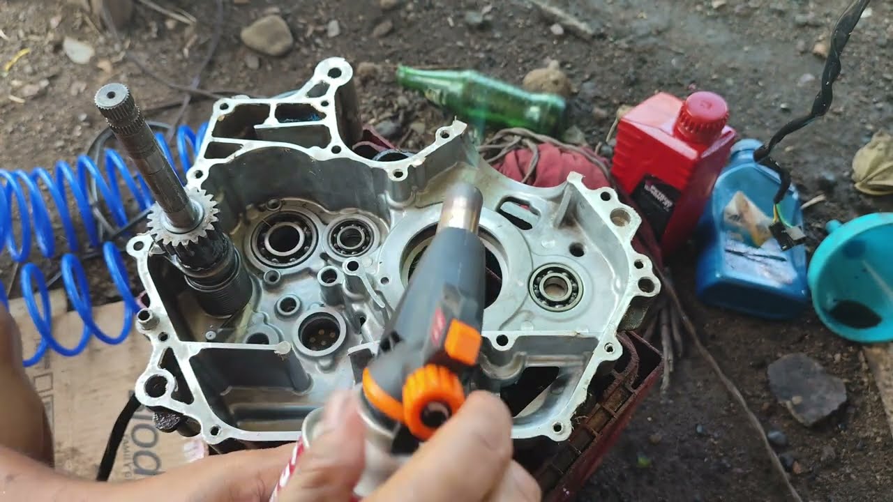 raider 150 fi crank Shel, crank shaft, balancer transmission shifting drum and fork