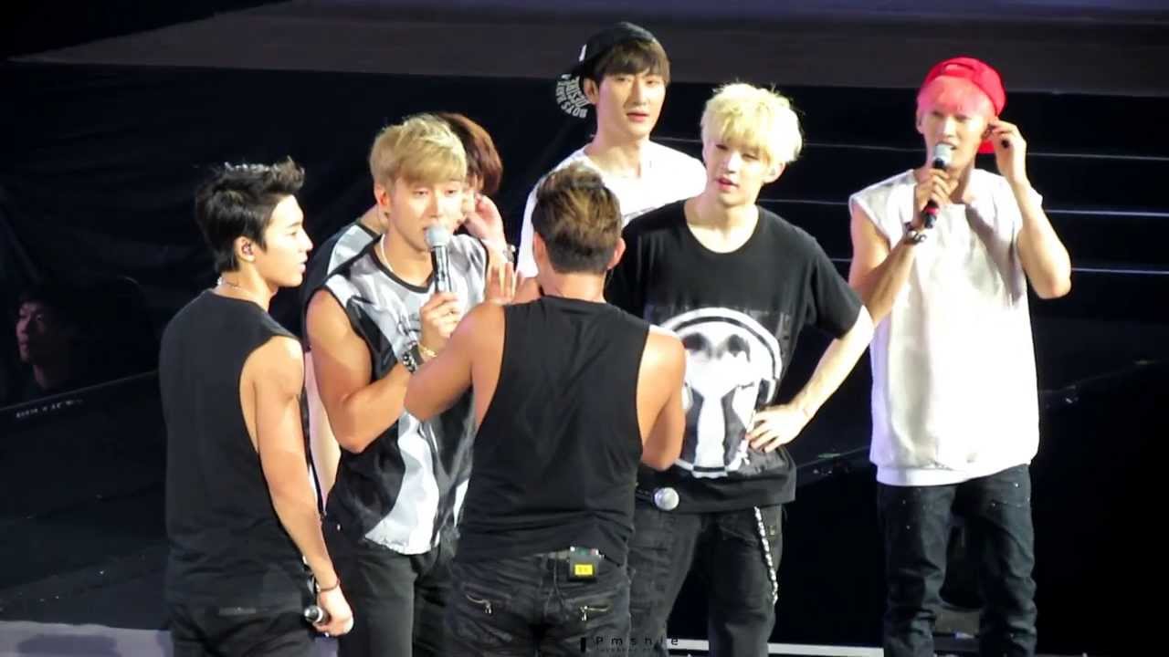 130812 SS5 TAIWAN Marry U 前的talk：笨蛋ㅋㅋㅋ / 兩個始源!!!!!!!!!