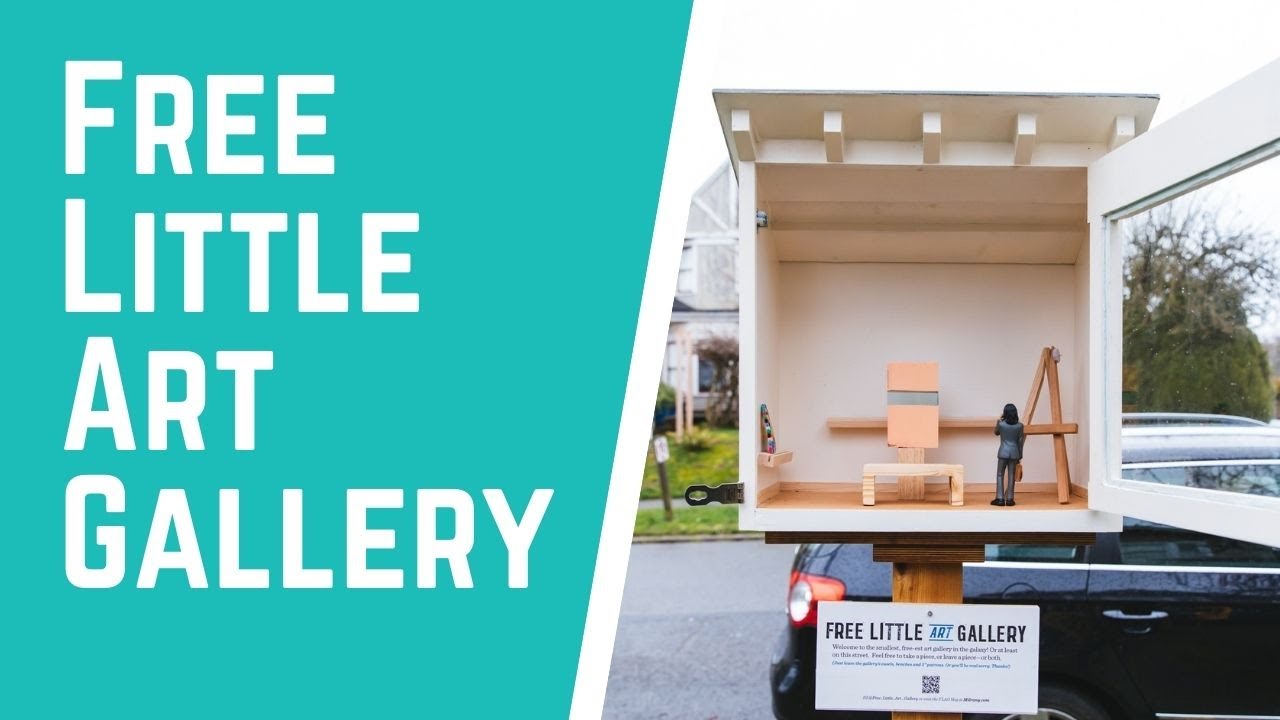 Free Little Art Gallery pops up in Seattle's Queen Anne neighborhood