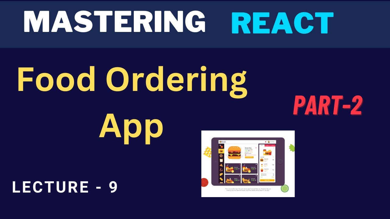Food Delivery App with React & Bootstrap | React project| Swiggy clone | part-2: Header design