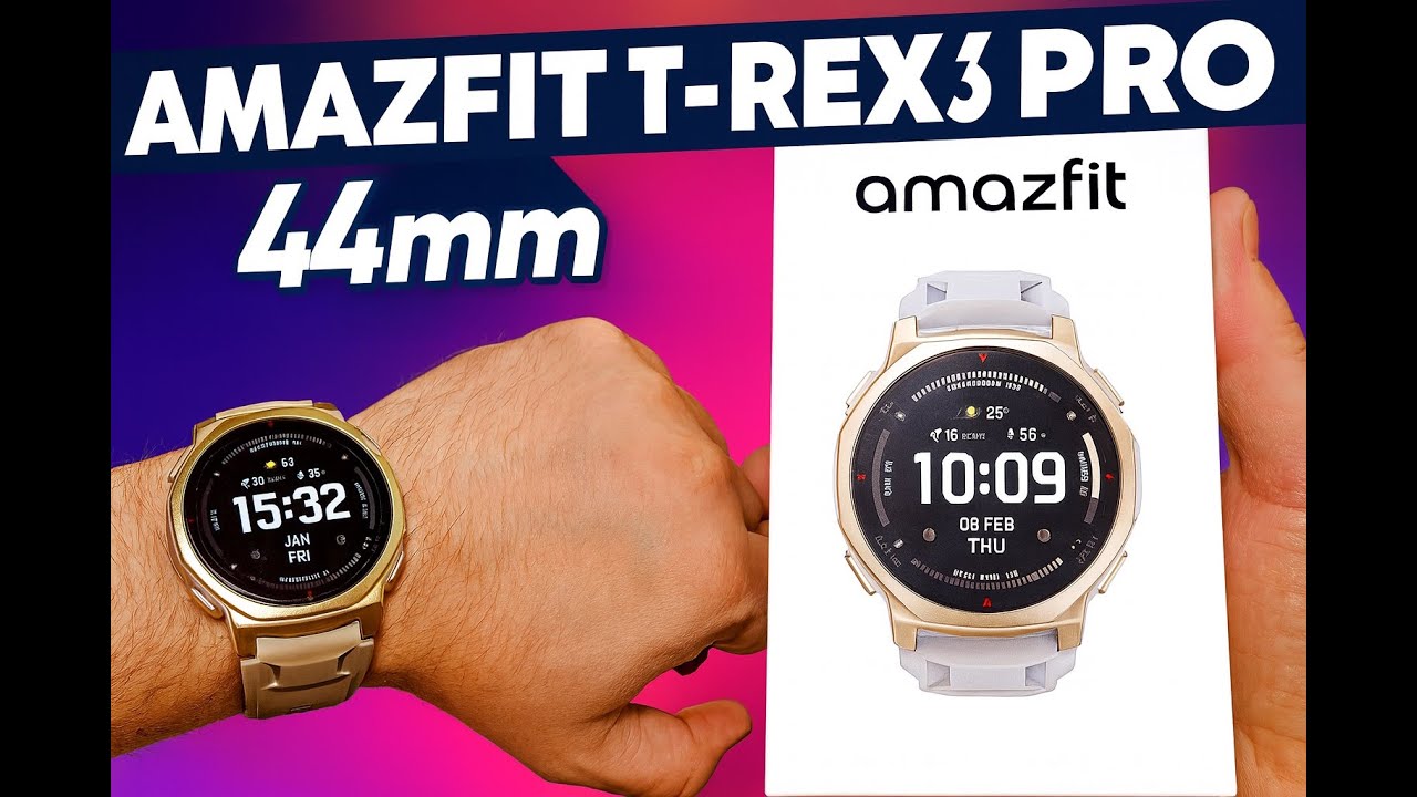 Amazfit T‑Rex 3 Pro – unboxing, pierwsze wrażenia