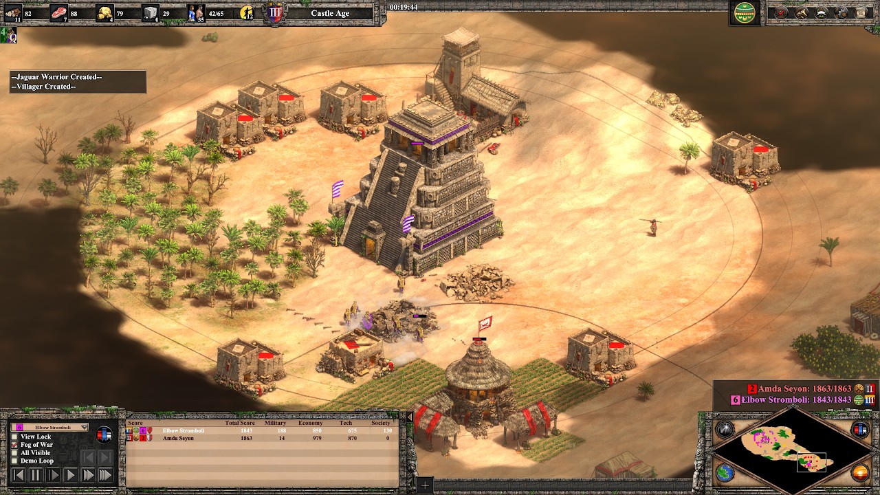 [Aoe2] CASTLE INSTALLATION | Aztecs | Extreme AI
