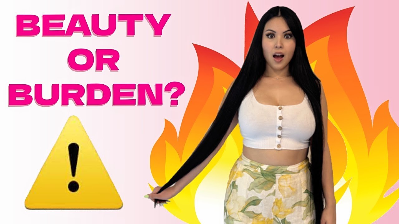 My hair is so long it's a hazard??? 😳 | Long hair realities, hair hacks, length