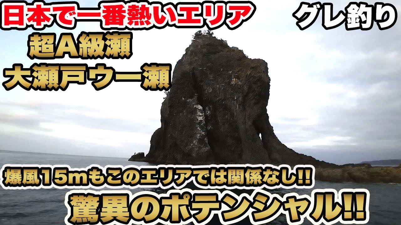 【グレ釣り】五島列島も凌ぐ驚異のポテンシャル❕50cmオーバーのグレが釣れる超Ａ級瀬❕大瀬戸『ウー瀬』で驚きの結果に…#磯釣り #グレ釣り #フカセ釣り #グレ #メジナ