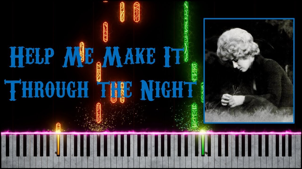 Sammi Smith - Help Me Make It Through the Night [Piano Tutorial]