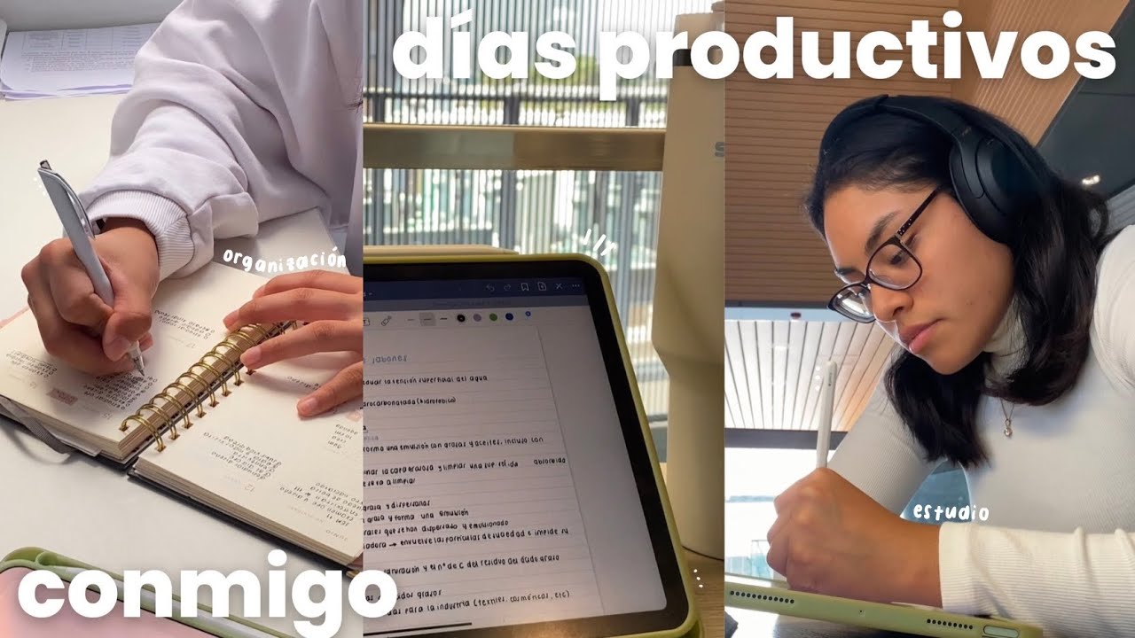 días productivos conmigo 🎧| exámenes, rutina, estudio & limpieza