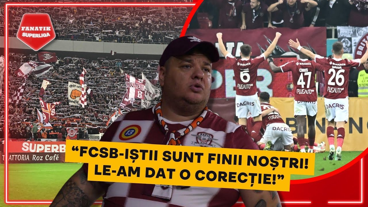 Bocciu, SARBATOARE SI IRONII MAXIME IN DIRECT la Fanatik SuperLiga | Rapid - FCSB 4-0