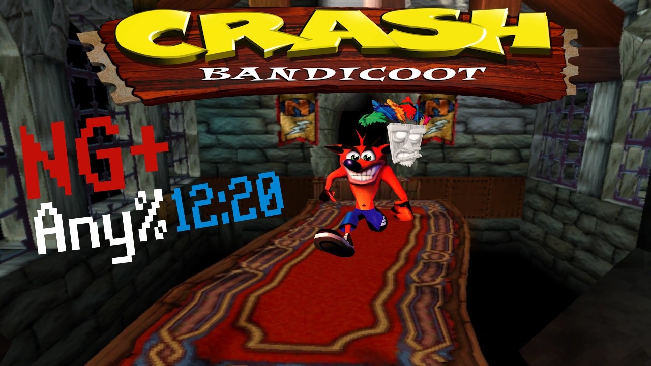 PS1 | Crash Bandicoot  NG+ Any% 12:20