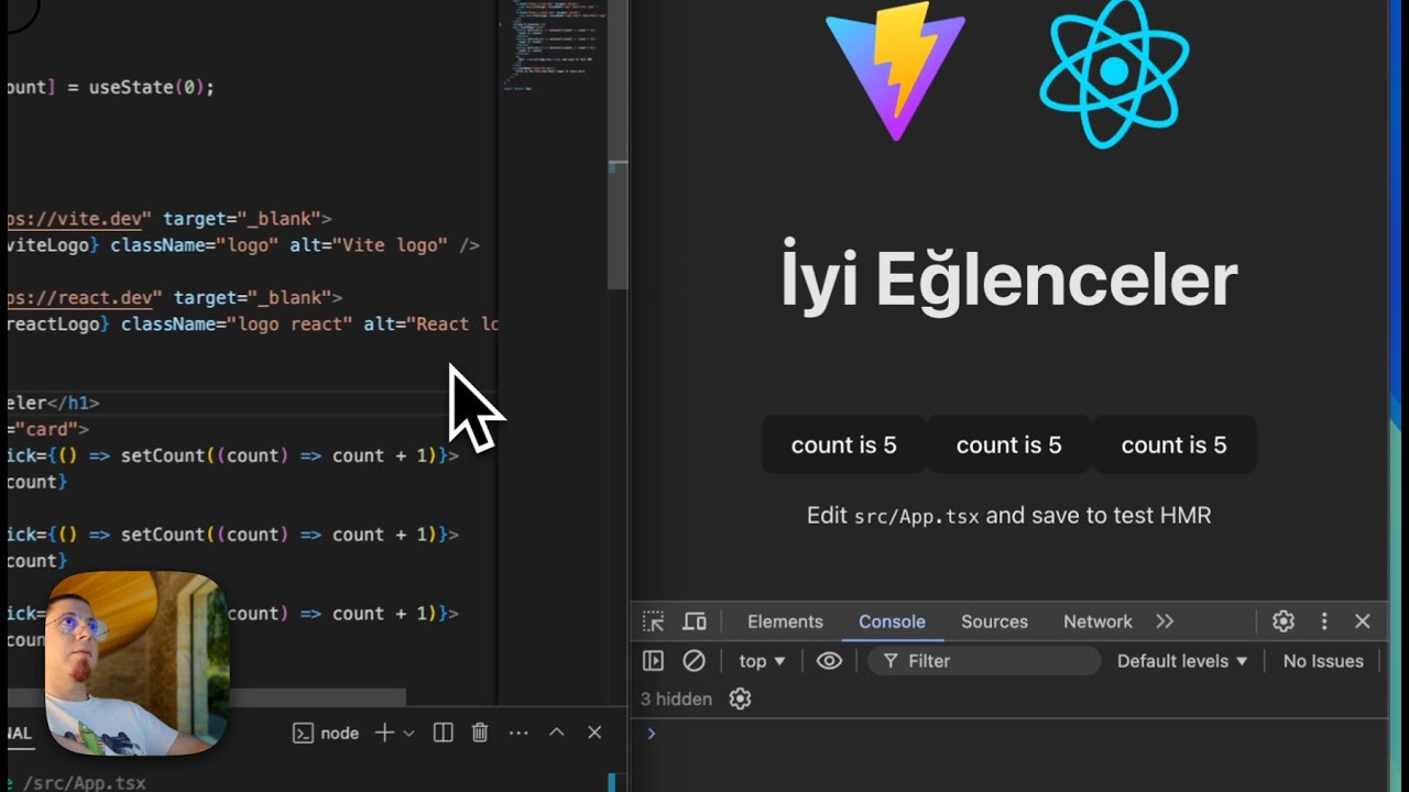 04 StackBlitz'den Localhost'a, GitHub'a Aktarıp, ReactJS Devtools'u Kolayca Kullan + #extensions #jr