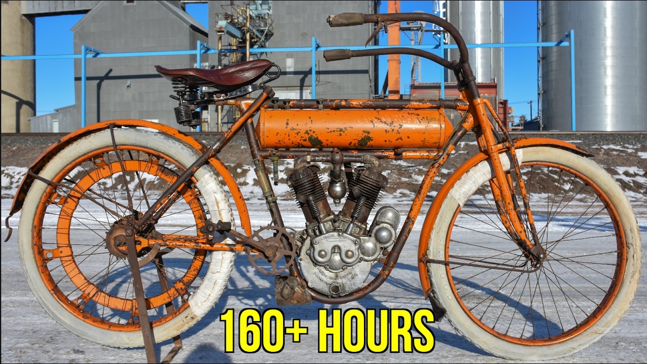 Impossible Paint Preservation on a $150K Motorcycle - 1911 Flying Merkel (Full Video)