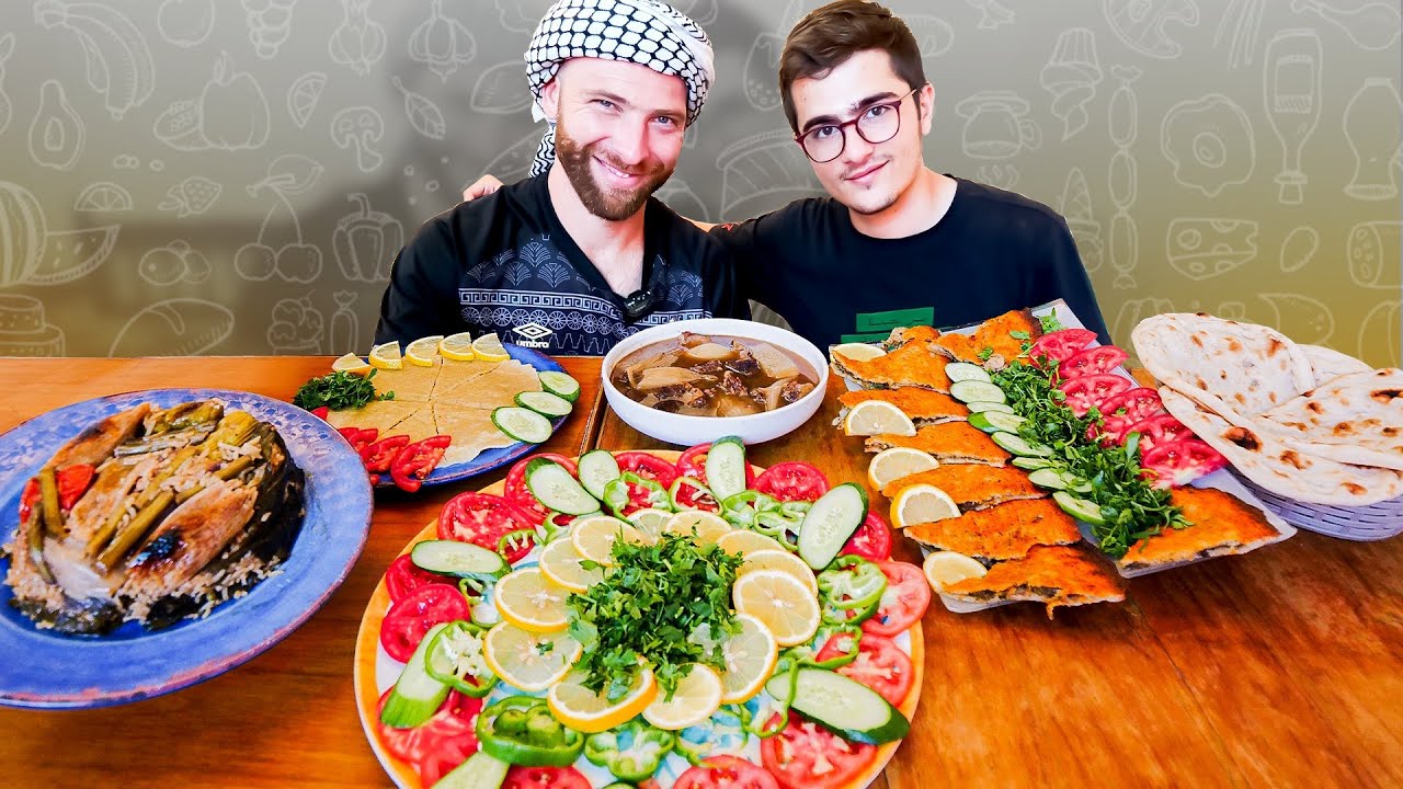 Trying TRADITIONAL MOSUL FOOD for the FIRST TIME! Bazaar Street Food Tour!!