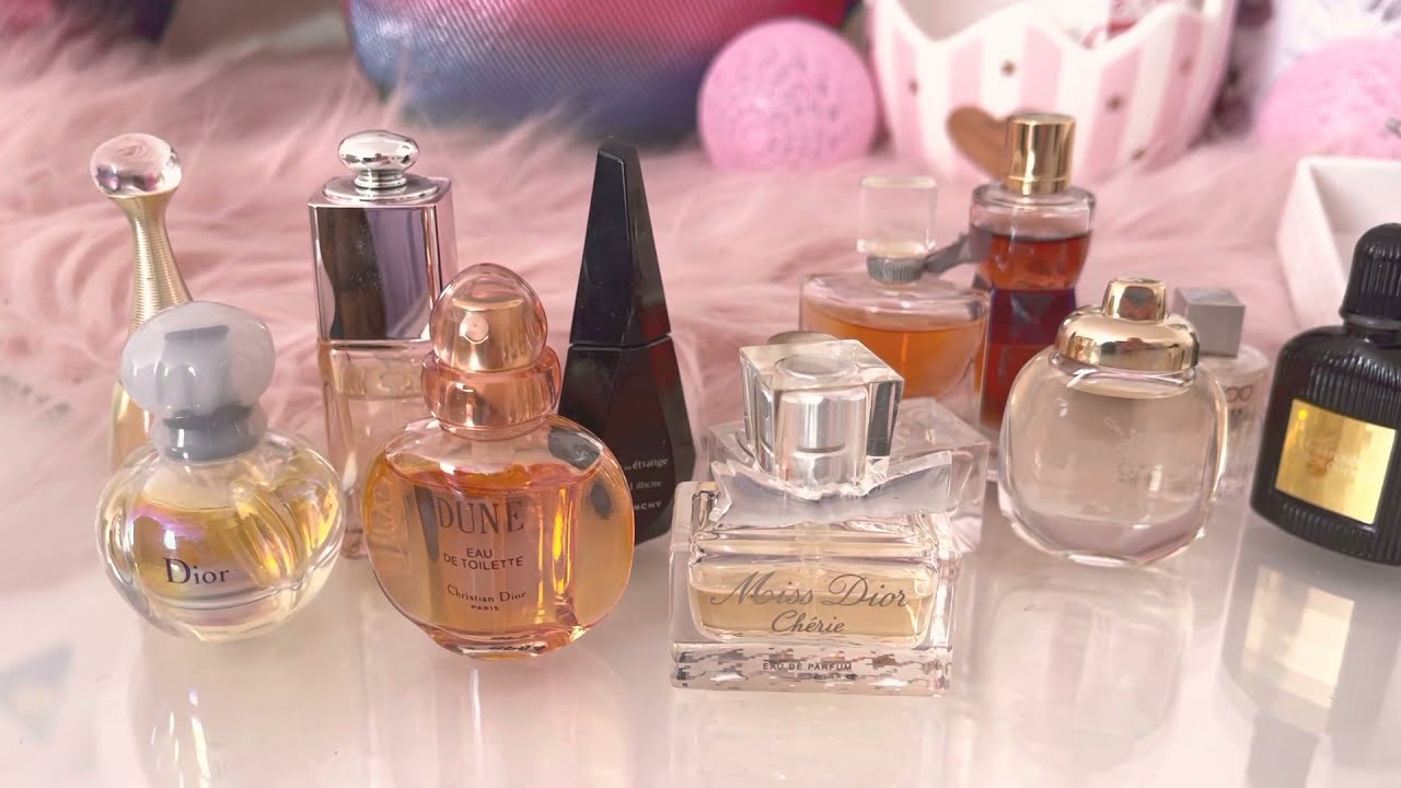 Моя коллекция миниатюр #dior #tomford #prada #Givenchy #ysl #acguadiparma #jimmychoo #coach