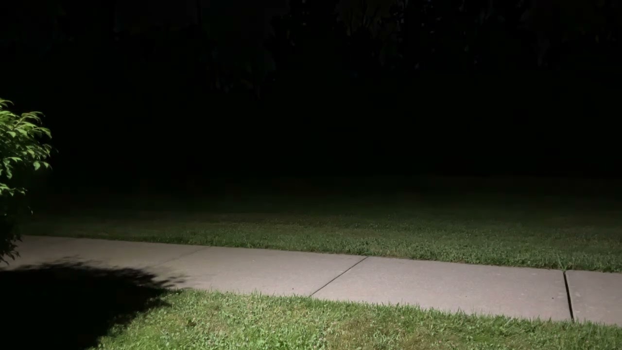 Late night thunderstorm and heavy rain