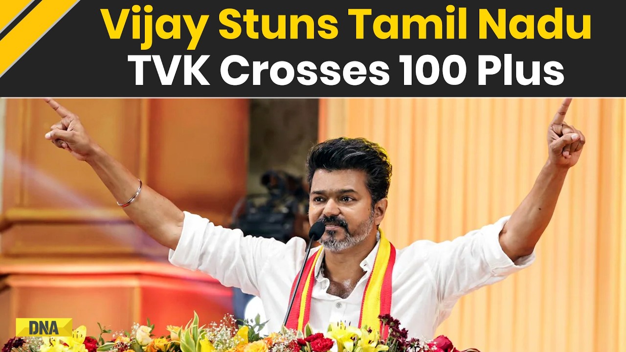 Tamil Nadu Election 2026: Vijay&rsquo;s TVK Crosses 100 Plus, Stuns Rivals In Historic Debut | Election