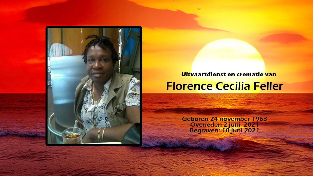 Uitvaartdienst en crematie van  Florence Cecilia Feller