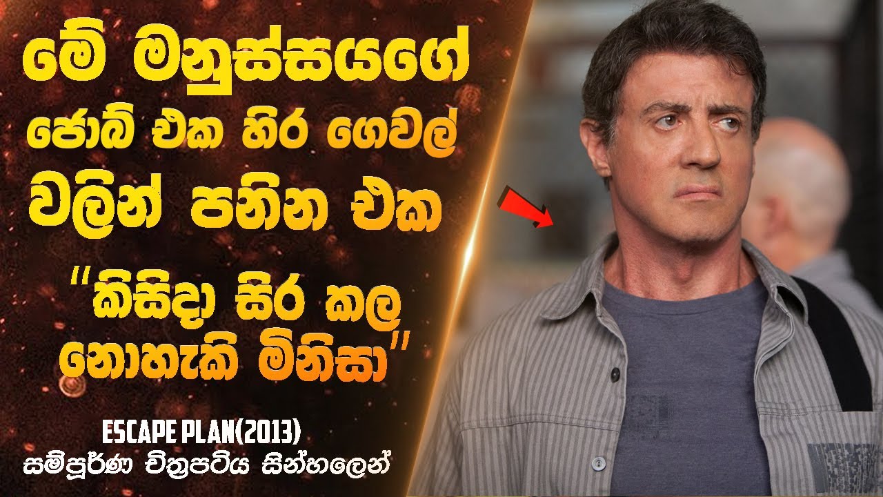 මේ මනුස්සයගේ ජොබ් එක හිර ගෙවල් වලින් පනින එක | Escape Plan (2013) Full Movie Sinhala Review