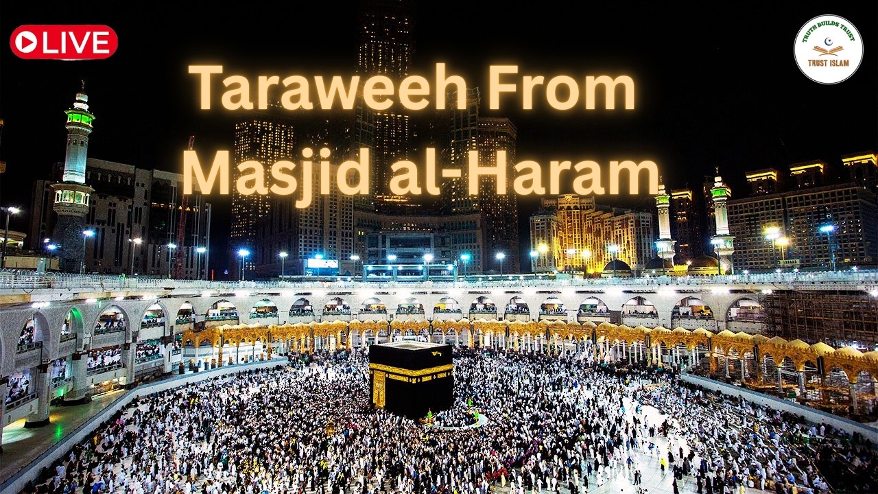 Live Taraweeh from Masjid al-Haram | Makkah Ramadan Night Prayer | Mecca 2026