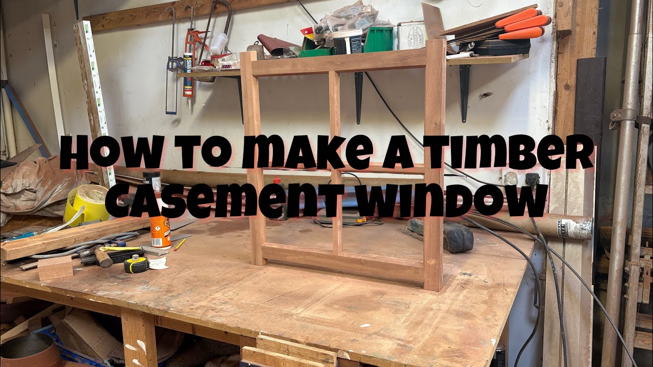 How to make a wooden casement window