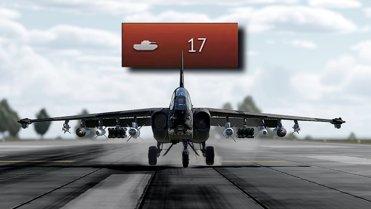 Я УНИЧТОЖИЛ ВСЮ КОМАНДУ! 17 КИЛЛОВ на СУ-25Т в War Thunder.