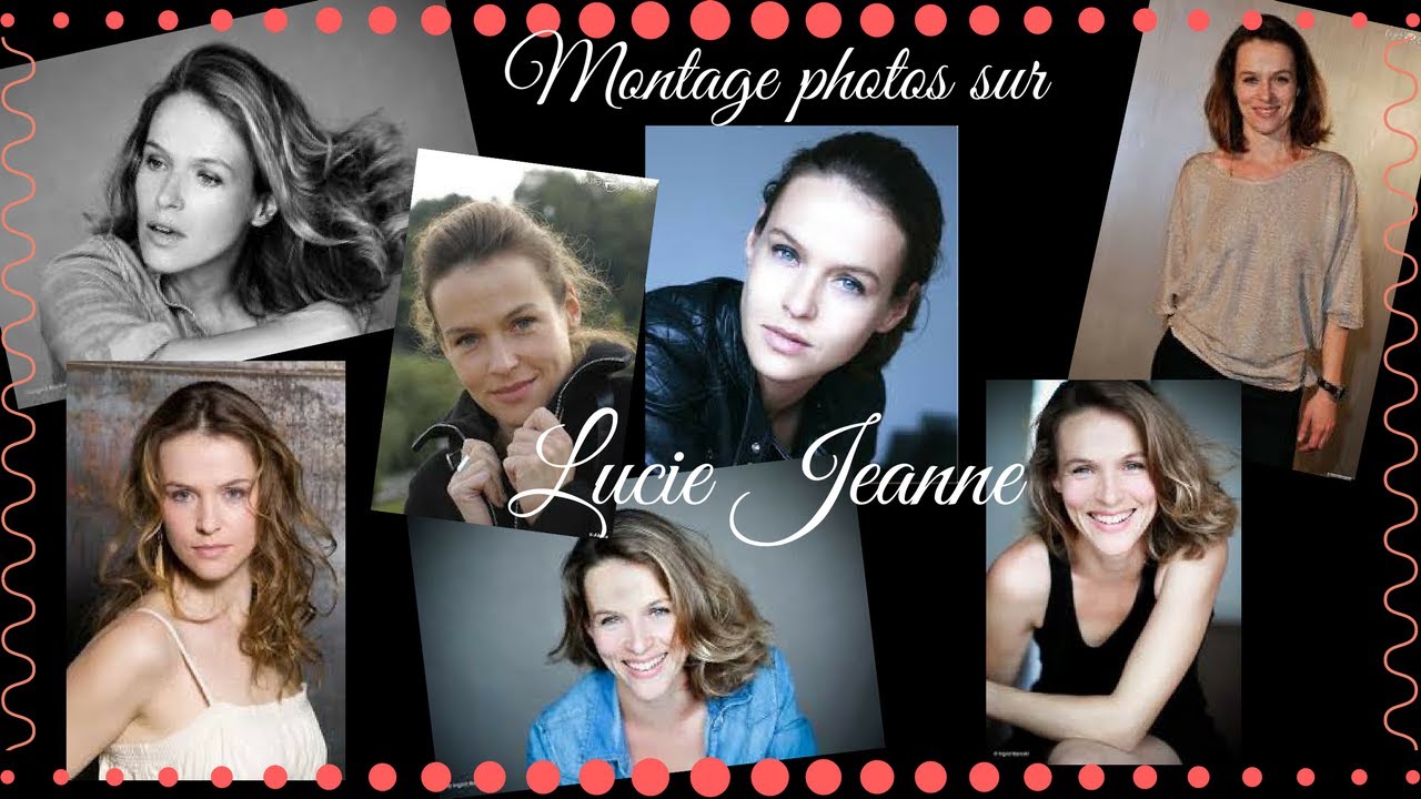 Montage photos sur Lucie Jeanne