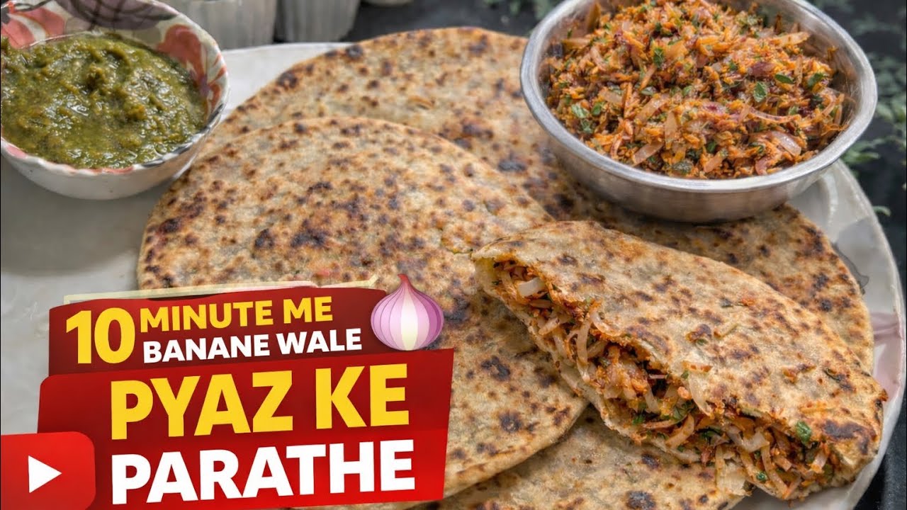👉 Street Style Pyaz Ke Parathe Recipe | Crispy & Juicy Onion Paratha at Home