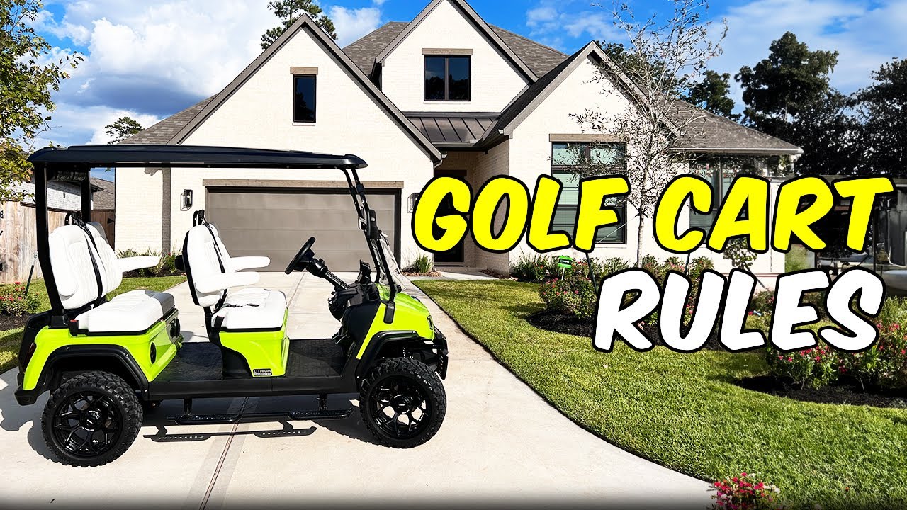 We FOUND the BEST Golf Cart Neighborhood in Houston! So I HAD to get one...