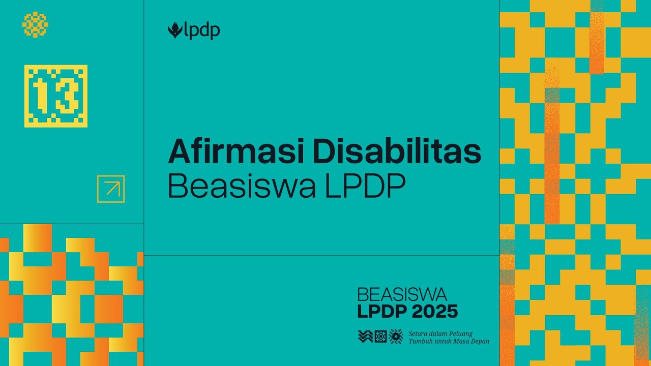 4. Webinar Beasiswa LPDP 2025 | Beasiswa Afirmasi Penyandang Disabilitas