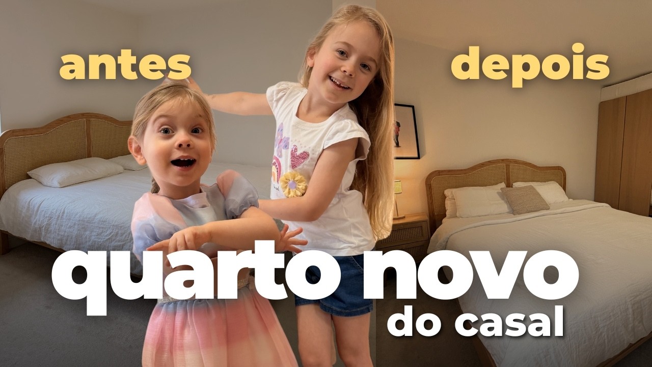 ANTES E DEPOIS: Mudamos o quarto com as crianças! (Ficou lindo) ✨