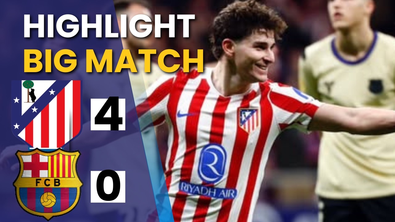 Atletico Madrid vs Barcelona – Full Match Highlights & Dramatic Moments!