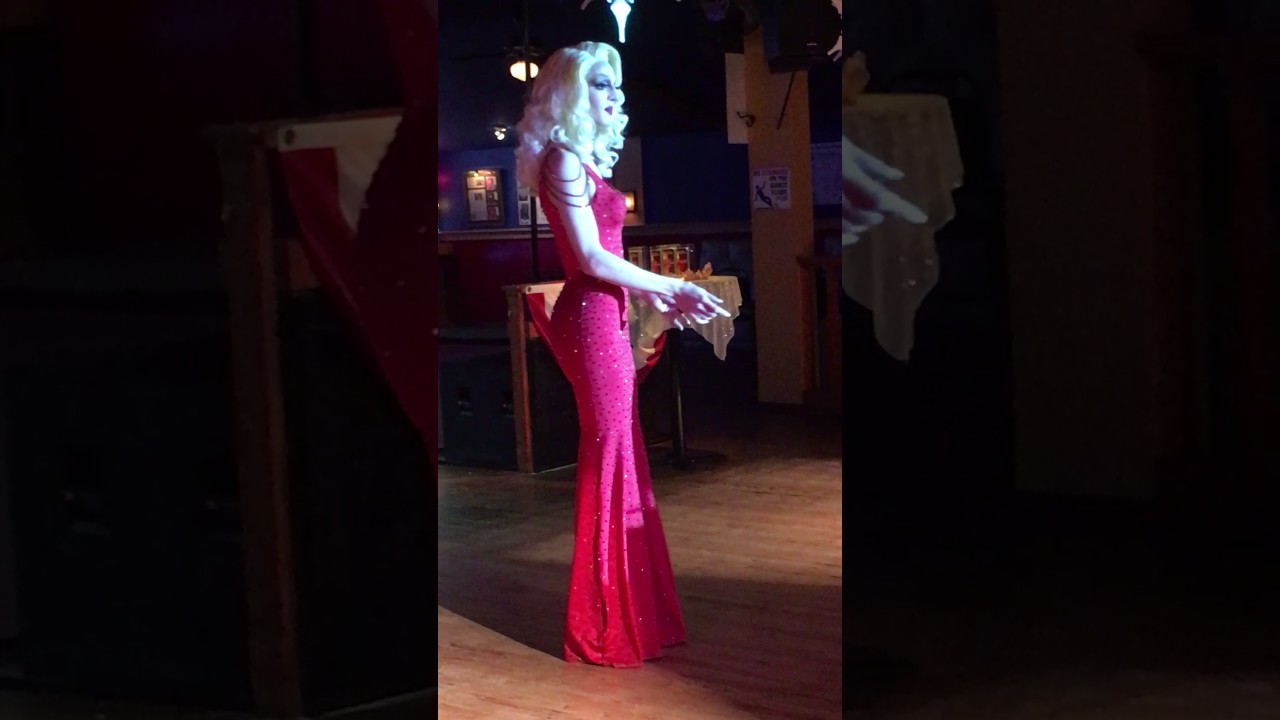 Chloe Knox - evening gown/ on stage Q&A  at Miss Gay Harris County America pageant.