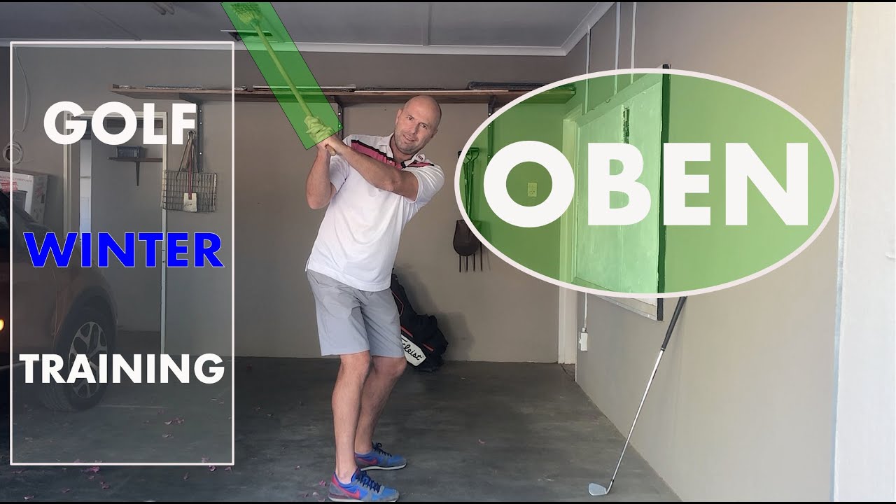 Richtige Rückschwung-Endposition = UNKOMPLIZIERTER Schwung : Golf Wintertraining Teil 2
