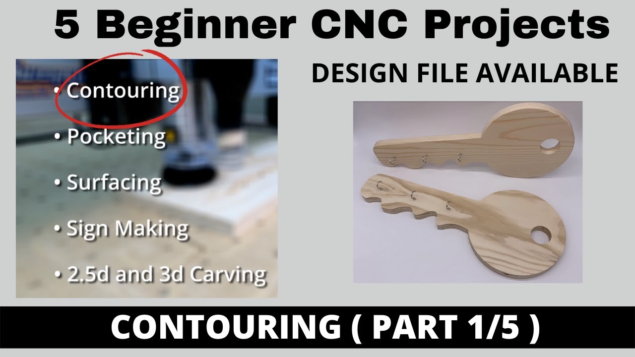 5 EASY CNC Woodworking Projects (Part 1/5) + FREE Design File